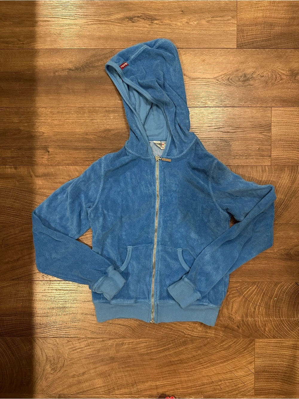Hard Tail blue terry cloth jacket